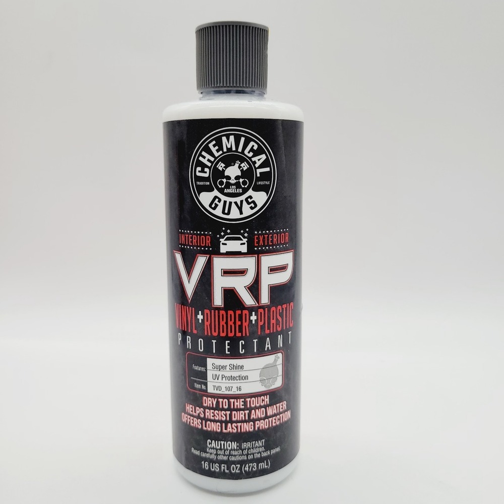 NEW Chemical Guys TVD_107_16 VRP Vinyl Rubber Plastic Shine & Protectant (16 oz)
